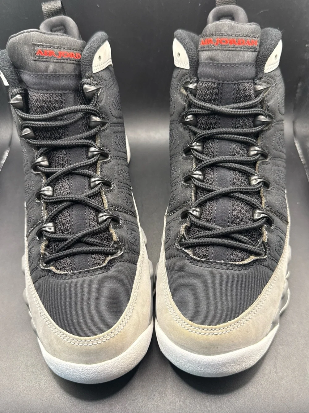 Size 7 (GS) - Jordan 9 Retro Mid Particle Grey, 302359-060, Clean, No Box